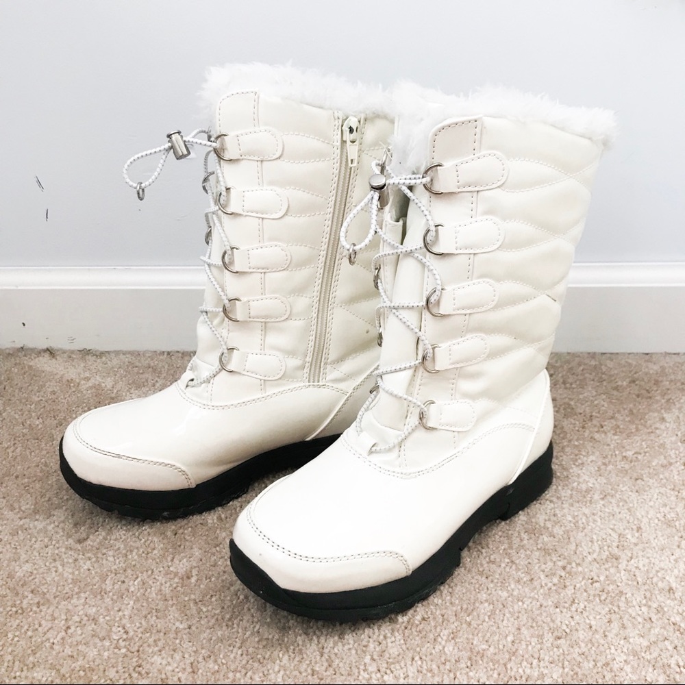 KHOMBU White Winter Boots